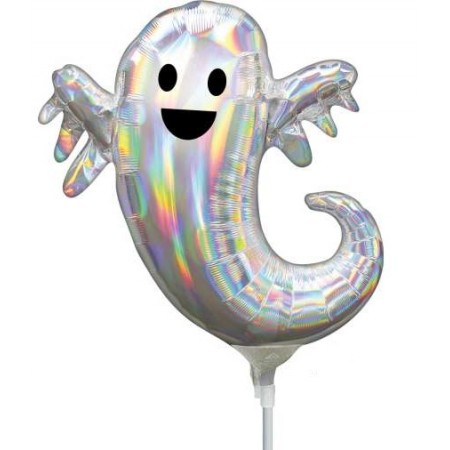 Palloncino Mylar Mini Shape 23 cm. Halloween Fantasmino