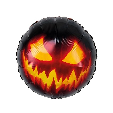 Palloncino Mylar 45 cm. Halloween Creepy Pumpkin