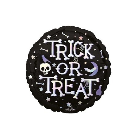 Palloncino Mylar 45 cm. Halloween Iridescent Trick or Treat