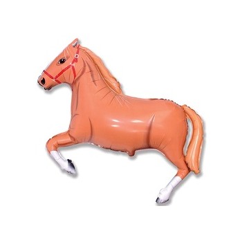 Palloncino Mylar Super Shape 94 cm. Cavallo Marrone