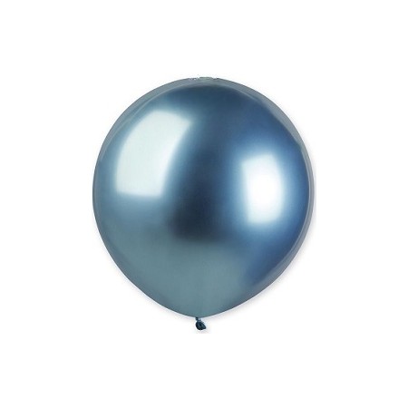 Palloncino in Lattice Chrome 48 cm. Blu