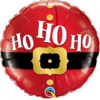 Palloncino Mylar 45 cm. Ho Ho Ho Santa's Belt