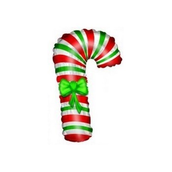 Palloncino Mylar Mini Shape 22 cm. Candy Cane Shape...