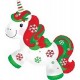 Palloncino Mylar Mini Shape 22 cm. Christmas Unicorn