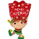 Palloncino Mylar Super Shape 107 cm. Elfo Merry Christmas