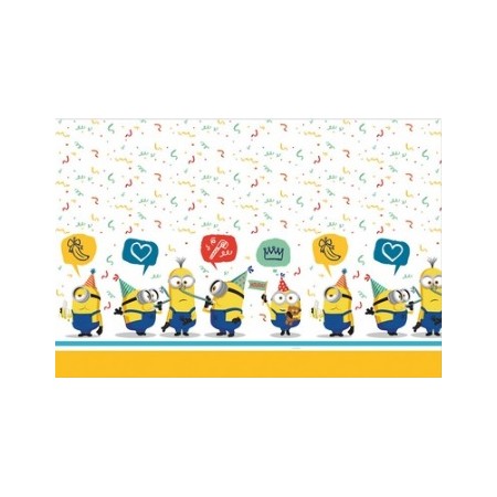 Coordinato Minions - Tovaglia Plastica 120x180 cm.