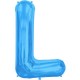 Palloncino Mylar Lettera Maxi L - 86 cm. Blu