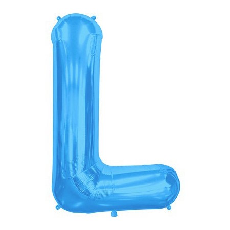 Palloncino Mylar Lettera Maxi L - 86 cm. Blu