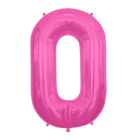 Palloncino Mylar Lettera Maxi O - 86 cm. Fucsia