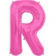 Palloncino Mylar Lettera Maxi R - 86 cm. Fucsia