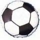 Palloncino Mylar Micro 10 cm. Calcio