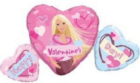 Palloncino Mylar Mini Shape Barbie Sparkle - 22 cm.